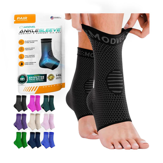 Foot & Ankle Brace Socks for Sprained Ankle 